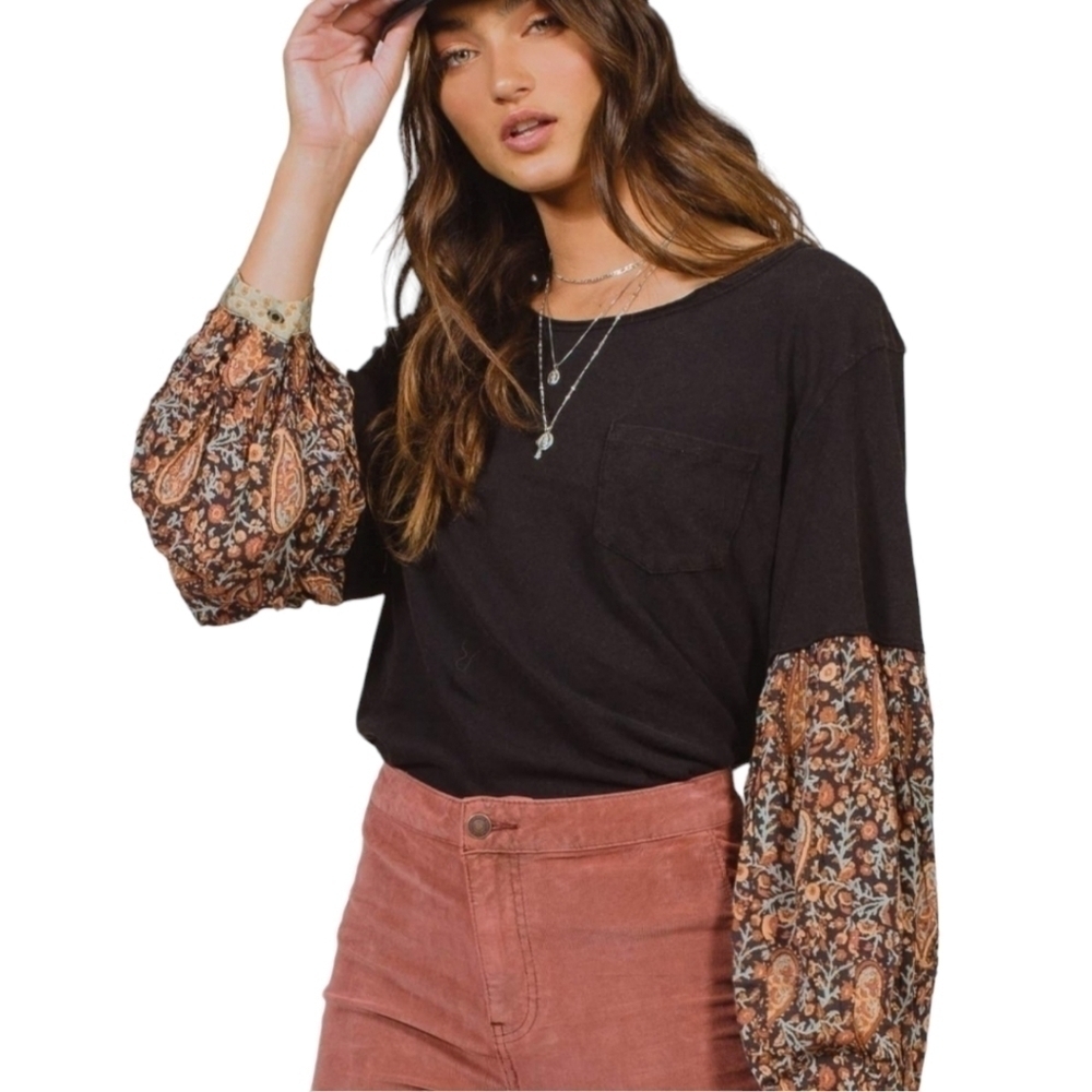 We the free people jade long sleeve top
